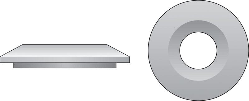 Hillman 290259 Zinc-Plated Steel 1/4 in. Bonded Neoprene Washer 1 pk