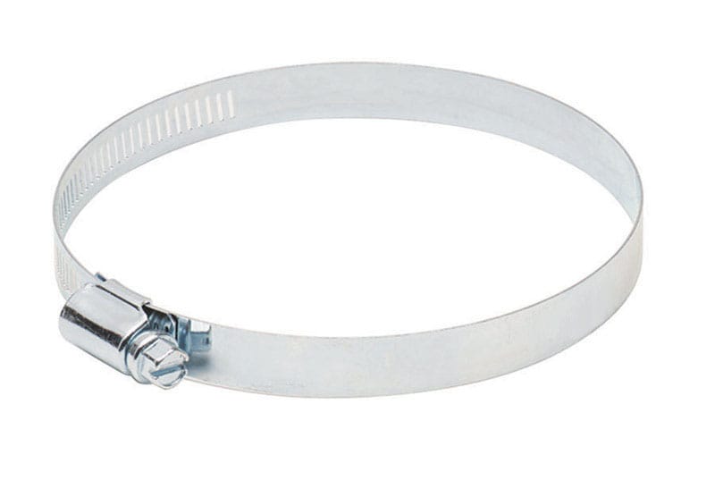 Deflect-O MC625 Jordan 6 in to 6 in. White/Silver Worm Drive Clamp Metal Screw