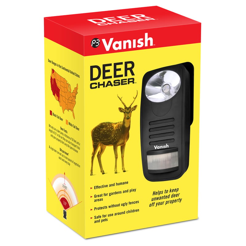 Vanish P7841 Deer Chaser Battery-Powered Electronic Pest Repeller For Deer