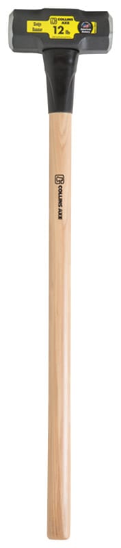Collins MD-12H-C/32428 12 lb Steel Double Face Sledge Hammer 36 in. Hickory Handle