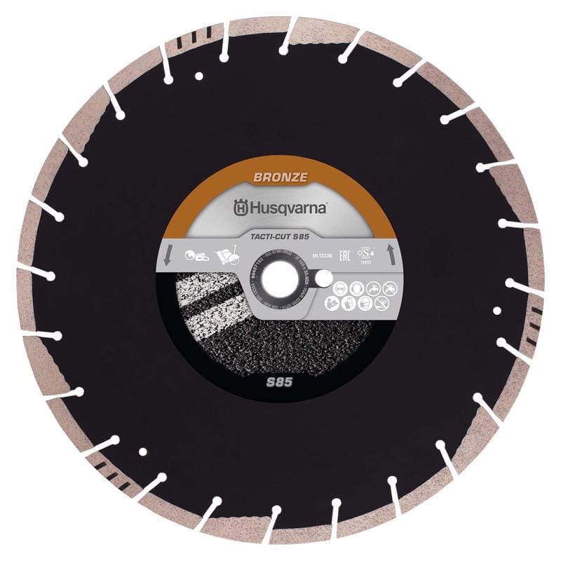 Husqvarna 546026101 14 in. D X 1 in. Tacti-Cut S85 Diamond Circular Saw Blade 1 each