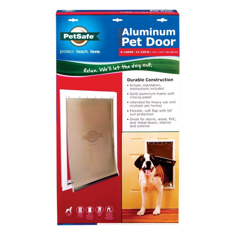 Petsafe PPA00-10862 27.125 in. H X 16.25 in. W X-Large Aluminum Pet Door