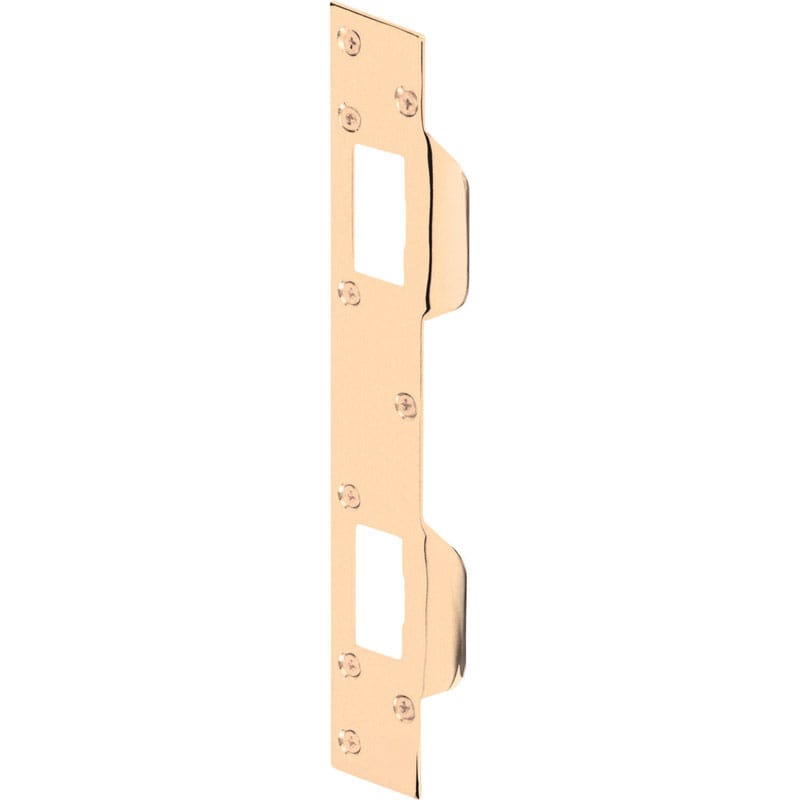 Prime-Line U 9480 11 in. H X 1.625 in. L Brass-Plated Steel Door Strike