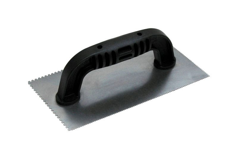 Marshalltown 234 QLT 4 in. W Steel Notched Trowel