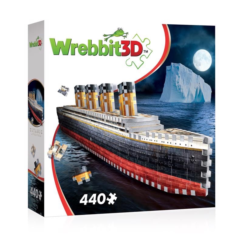 WREBBIT3D W3D-1014 Titanic 3D Jigsaw Puzzle Multicolored 440 pc