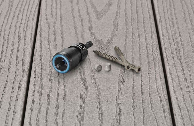 Starborn PXDC314T275 Pro Plug No. 10 X 2-3/4 in. L Slate Gray Star Trim Head Deck Screws and Plugs Kit 1 pk