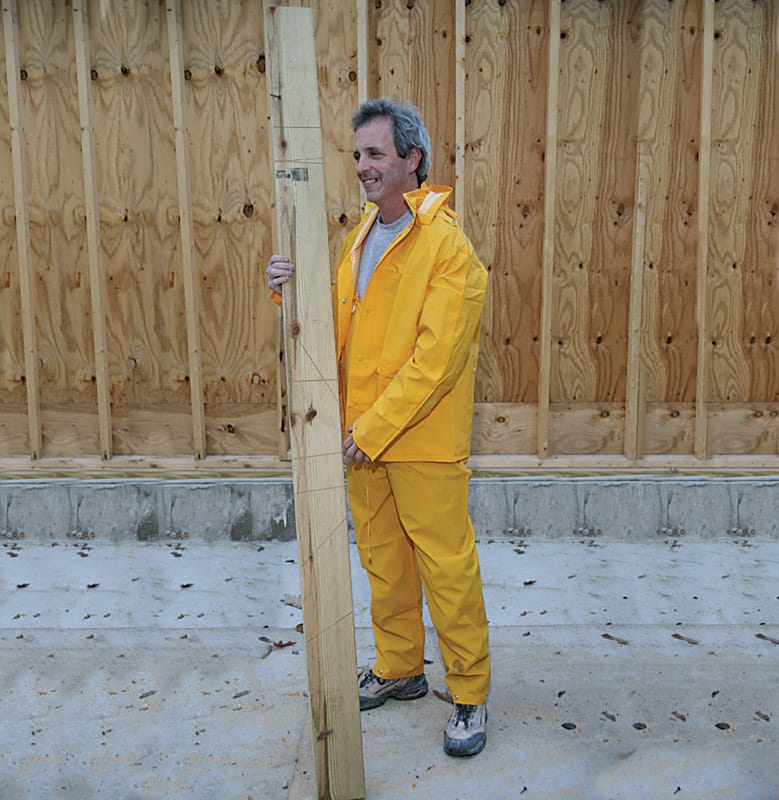 Boulder Creek 61312CM Yellow PVC-Coated Rayon Three Piece Rain Suit Medium 35 mil