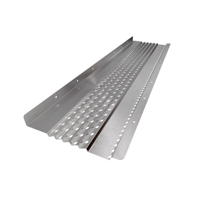 United Gutter Guard UG30AAM 2 in. H X 6 in. W X 30 ft. L Silver Aluminum Gutter Guard