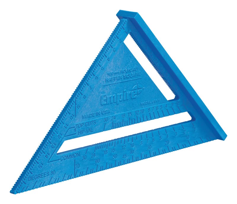 Empire 296 POLYCAST 7 in. L X 7 in. H Polycast Rafter Square