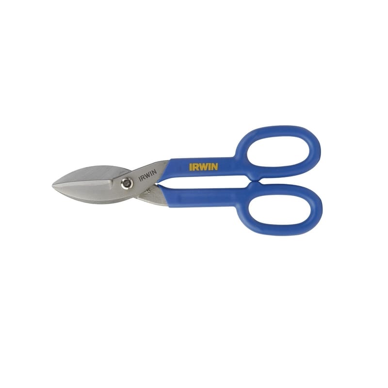 Irwin 22010 10 in. Steel Flat Blade Tinner Snips 22 Ga. 1 pk