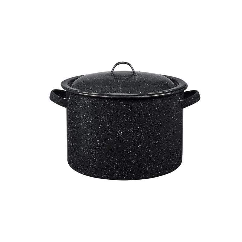 Granite Ware 307116 Porcelain Enamel Stew Pot 7.5 qt Black