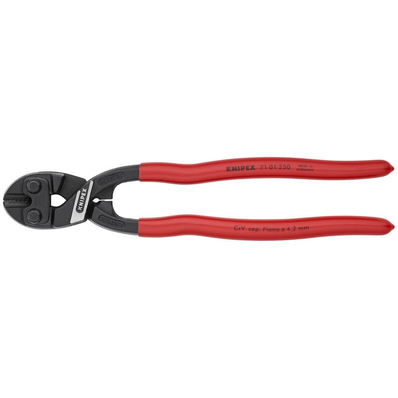 Knipex 71 01 250 SBA CoBolt 10 in. Fencing Bolt Cutter Black/Red 1 pk