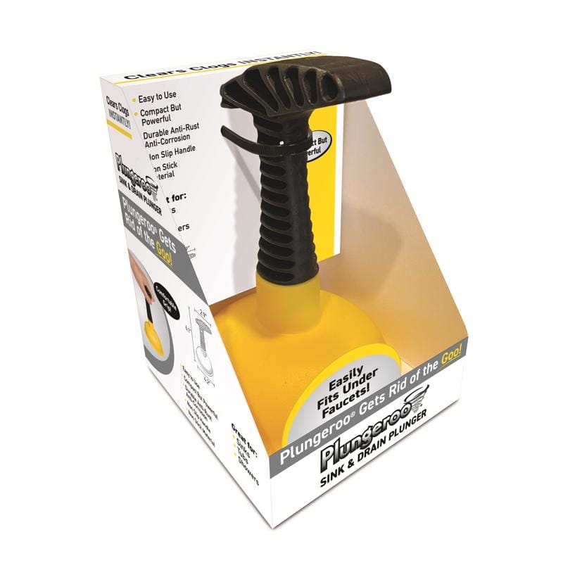 Plungeroo PLU-MC6/3 Sink and Drain Plunger 5 in. L X 4.2 in. D