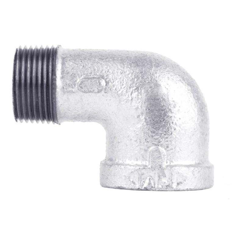 STZ Industries 501909 1/8 in. FIP each X 1/8 in. D MIP Galvanized Malleable Iron 90 Degree Street Elbow