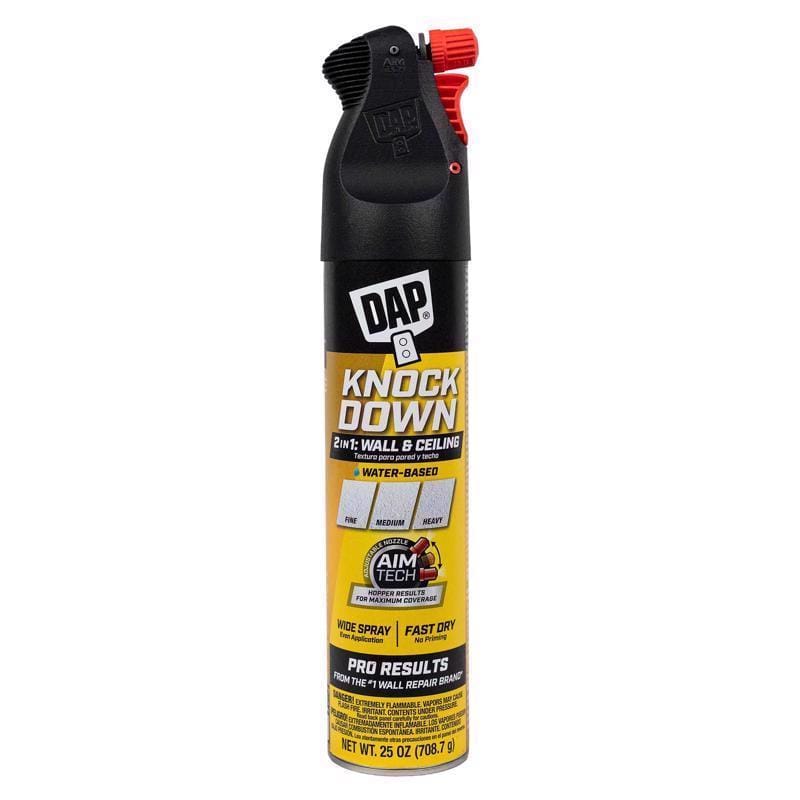 Dap 7079850010 White Water-Based Knockdown Wall Texture 25 oz