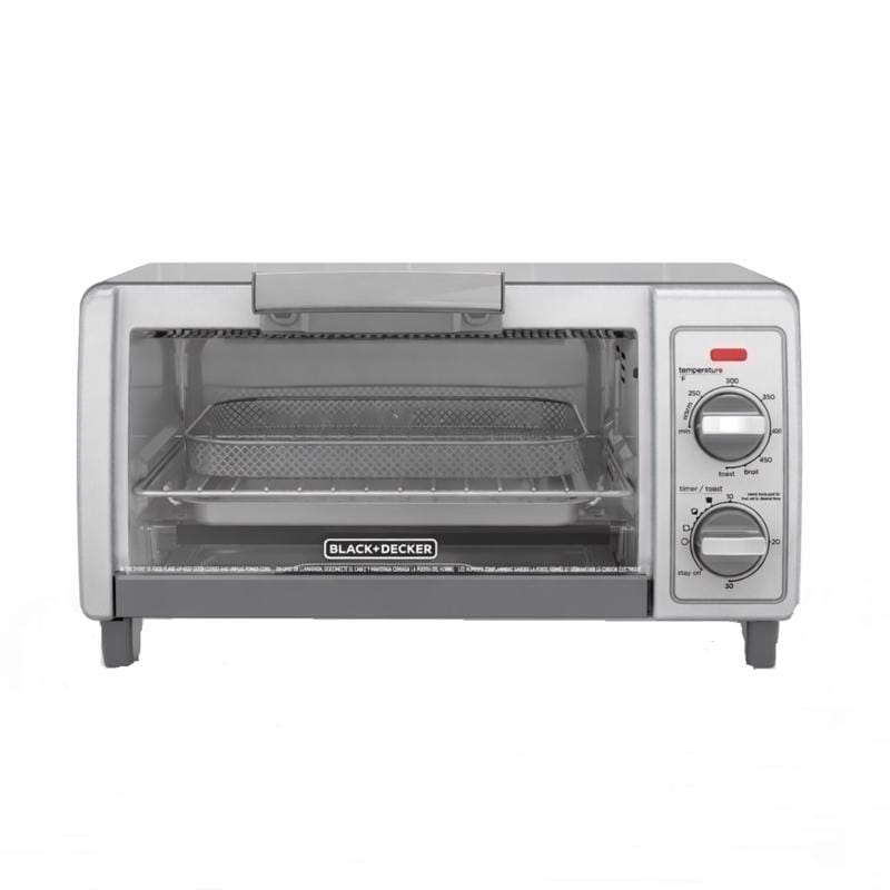 Black+Decker TO1701SG-ID Stainless Steel Silver Toaster Oven 9.17 in. H X 11.97 in. W X 17.32 in. D