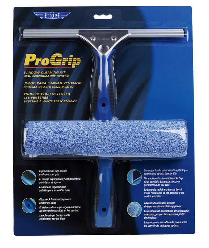 Ettore 65000 ProGrip 10 in. Silicone Window Squeegee