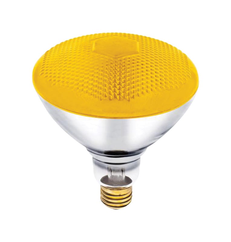 Westinghouse 0440900 Bug Light 100 W E26 Floodlight Incandescent Bulb E26 (Medium) Yellow 1 pk