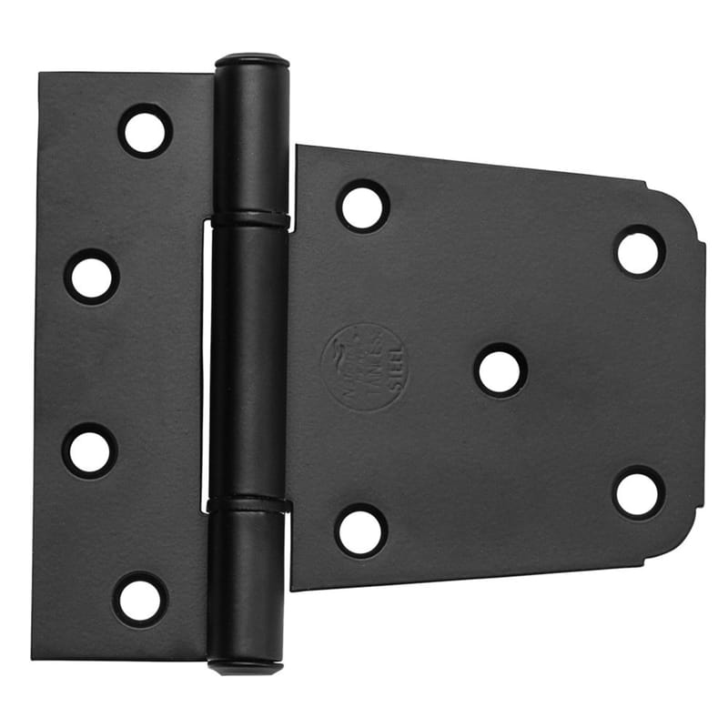 National Hardware N109-021 3-1/2 in. L Matte Black Stainless Steel Extra Heavy Gate Hinge 1 pk