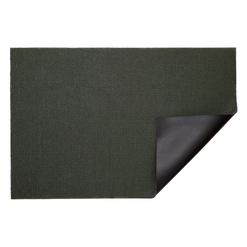 Chilewich 200138-007 18 in. W X 28 in. L Green Solid Vinyl Door Mat