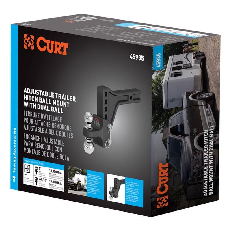 Curt 45935 2 in. Dual Ball Mount