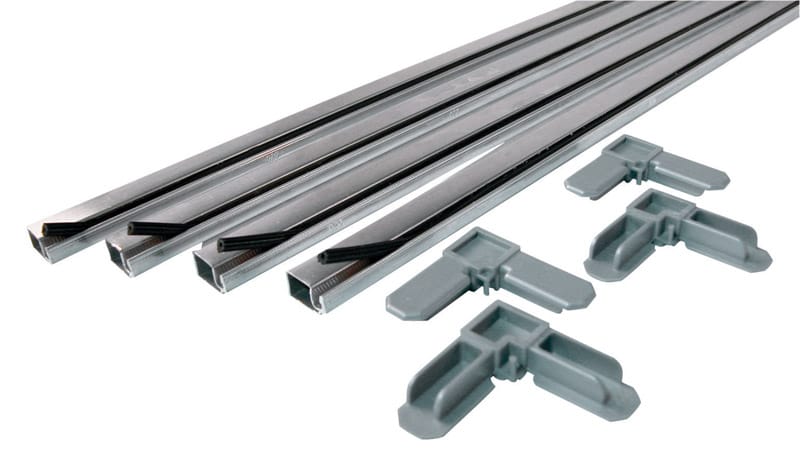 Prime-Line PL7801 Mill Aluminum 7/16 in. W X 3/4 in. L Screen Frame Kit 1 pk