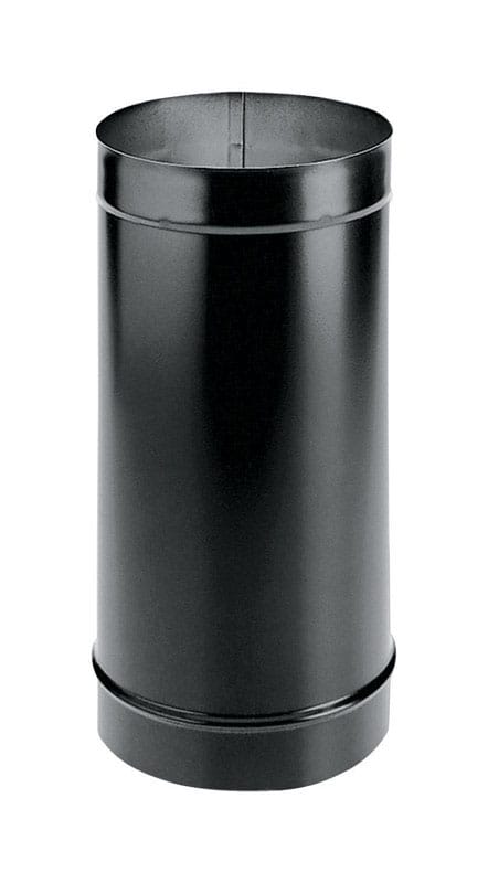 Duravent 6DBK-12 DuraBlack 6 in. D X 12 in. L Galvanized Steel Stove Pipe