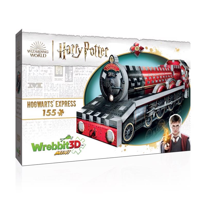 WREBBIT3D W3D-0201 Harry Potter Hogwarts Express Mini 3D Jigsaw Puzzle Multicolored 155 pc