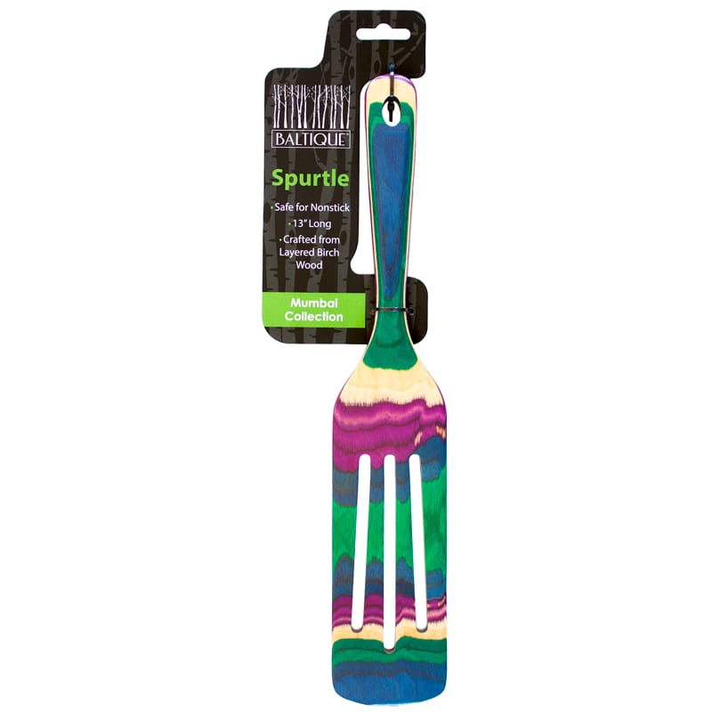 Totally Bamboo 20-9604 Baltique Multicolored Birch Wood Spurtle