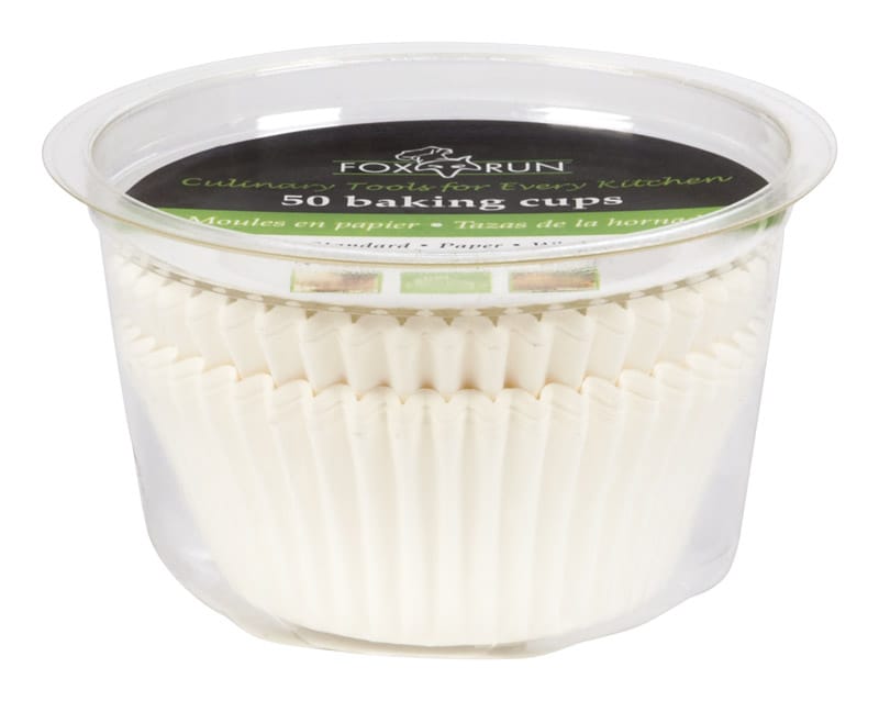 Fox Run 4955 3 in. W Baking Muffin Cups White 50