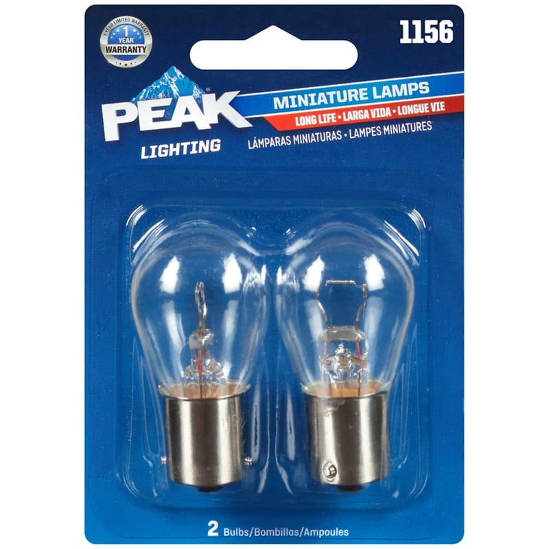 Peak 1156LL-BPP Incandescent Parking/Stop/Tail/Turn Miniature Automotive Bulb 1156
