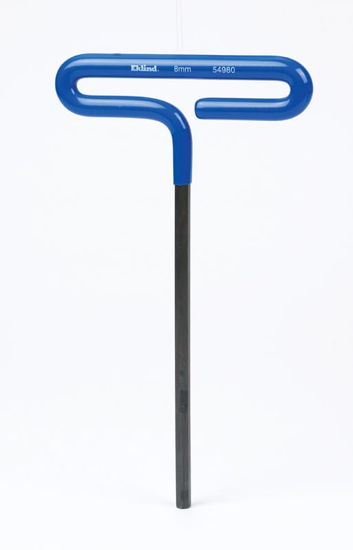 Eklind 54980 8 mm Metric T-Handle Hex Key 1 pc