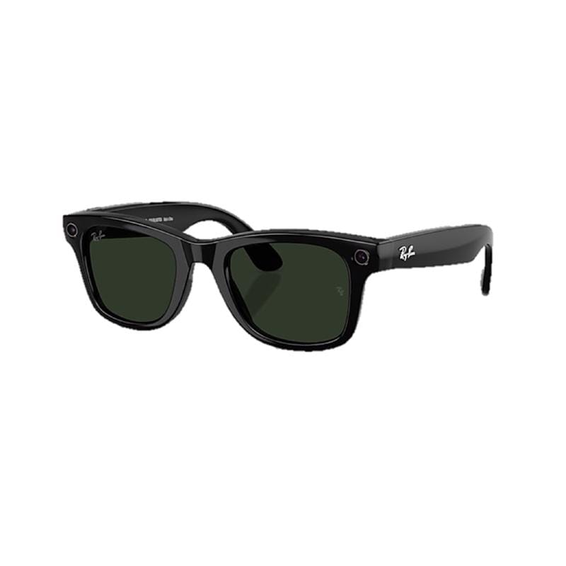 Ray-Ban RW4012-6011M META WAYFARER - GEN 2 Smart Sunglasses Unisex Shiny Black Frame Graphite Green Transition Le