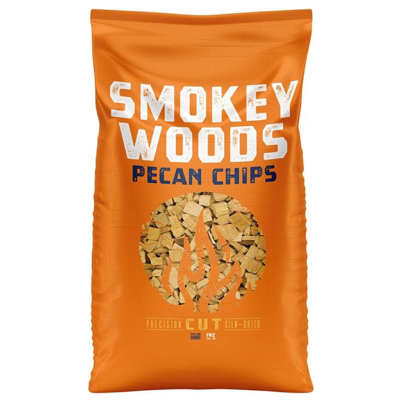 Smokey Woods SW-20-30-192 All Natural Pecan Wood Smoking Chips 192 cu in