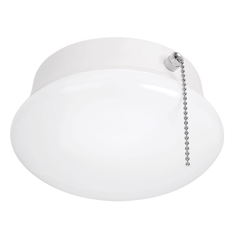 Eti C02003402A 3.58 in. H X 7 in. W X 7 in. L White LED Ceiling Spin Light