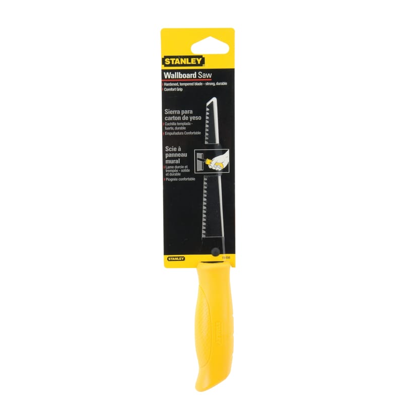 Stanley 15-556 6 in. High Carbon Steel Drywall Wallboard Saw 9 TPI 1 pc