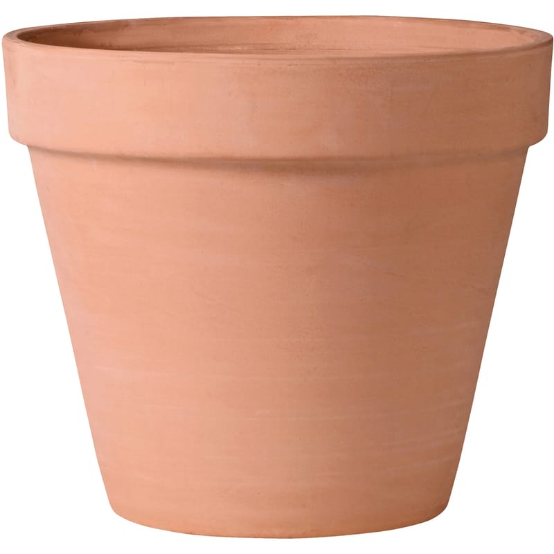 Deroma 0111WPZ 3.94 in. H X 4.41 in. W X 4.41 in. D X 4.41 in. D Clay Standard Flower Pot Blush