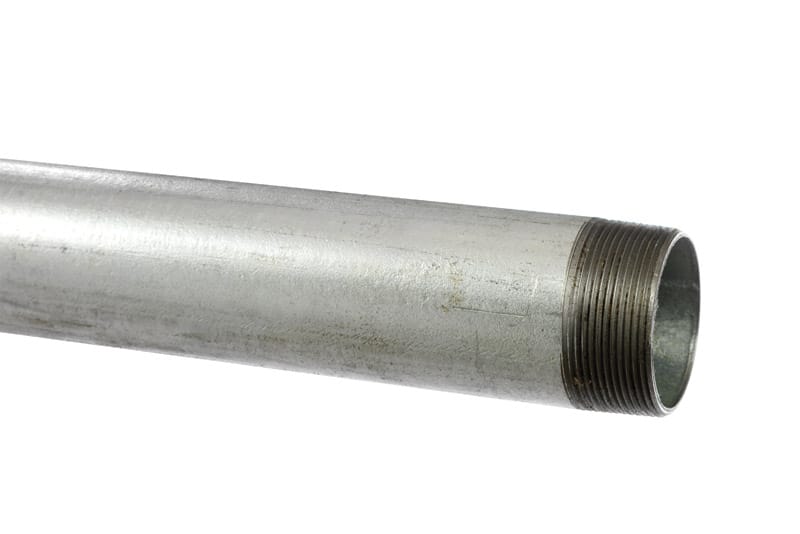 United Pipe & Steel WDGTC0040109S Domestic 1/2 in. D X 21 ft. L Galvanized Steel Pipe