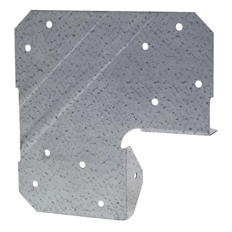 Simpson Strong-Tie LCE4Z ZMax 5.38 in. H X 5.38 in. W 20 Ga. Galvanized Steel End Post Cap