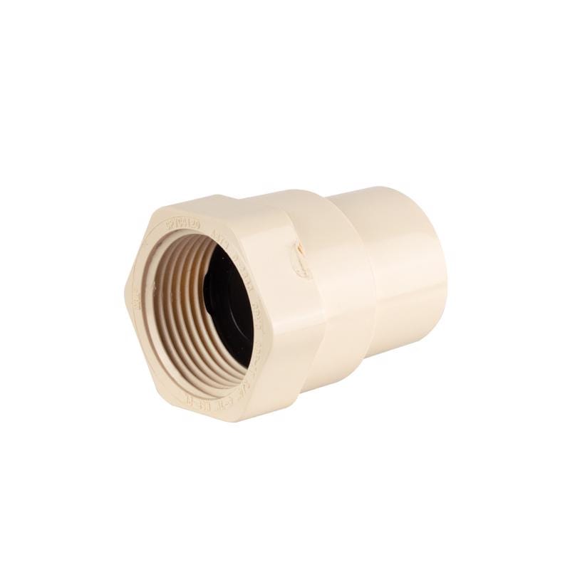 Plumbcraft FCP FA-34 Schedule 40 3/4 in. FPT each X 3/4 in. D Solvent Weld each CPVC Female Adapter