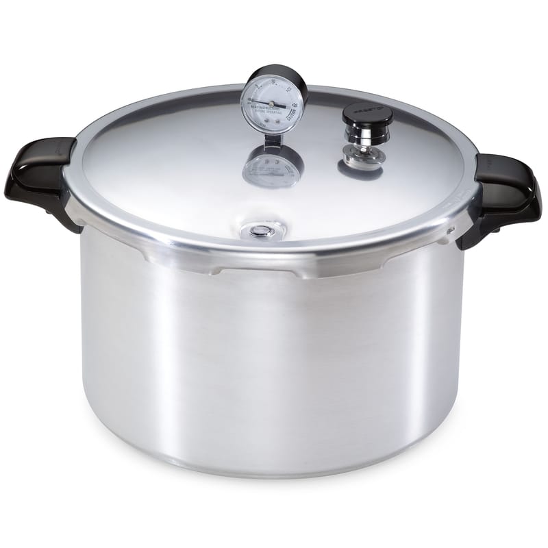 Presto 01755 Brushed Aluminum Pressure Cooker and Canner 16 qt