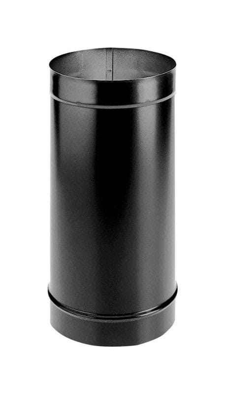Duravent 6DBK-48 DuraBlack 6 in. D X 48 in. L Galvanized Steel Stove Pipe