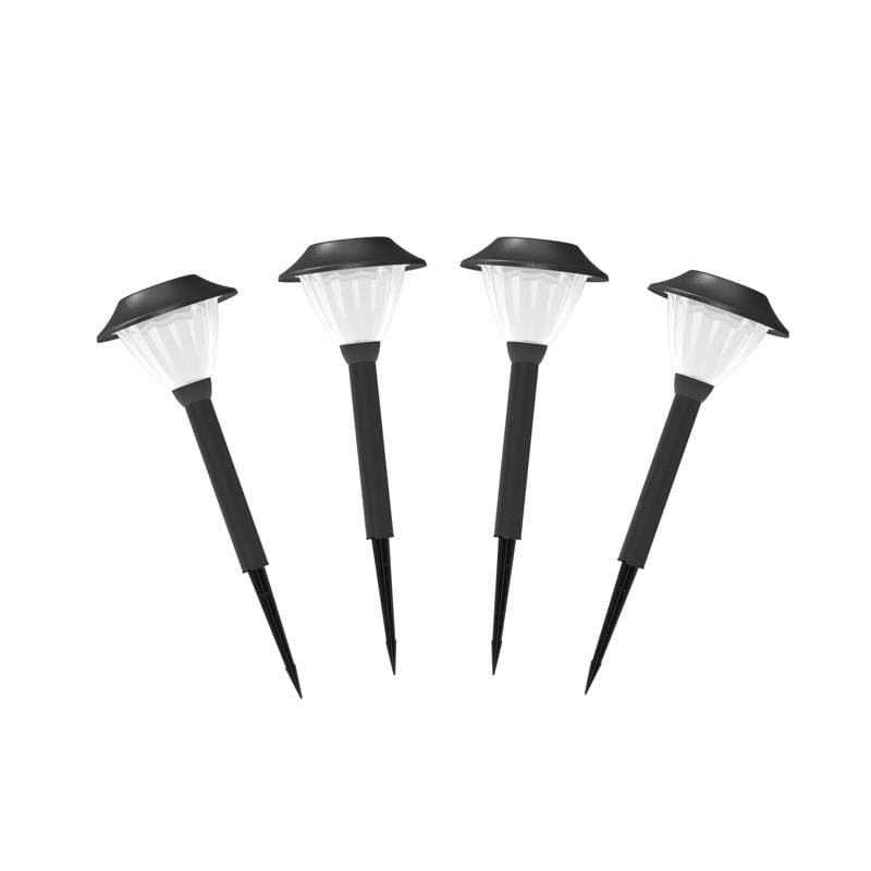 Living Accents 56105X4 Black/White Low Voltage 6 W LED Pathway Light 4 pk