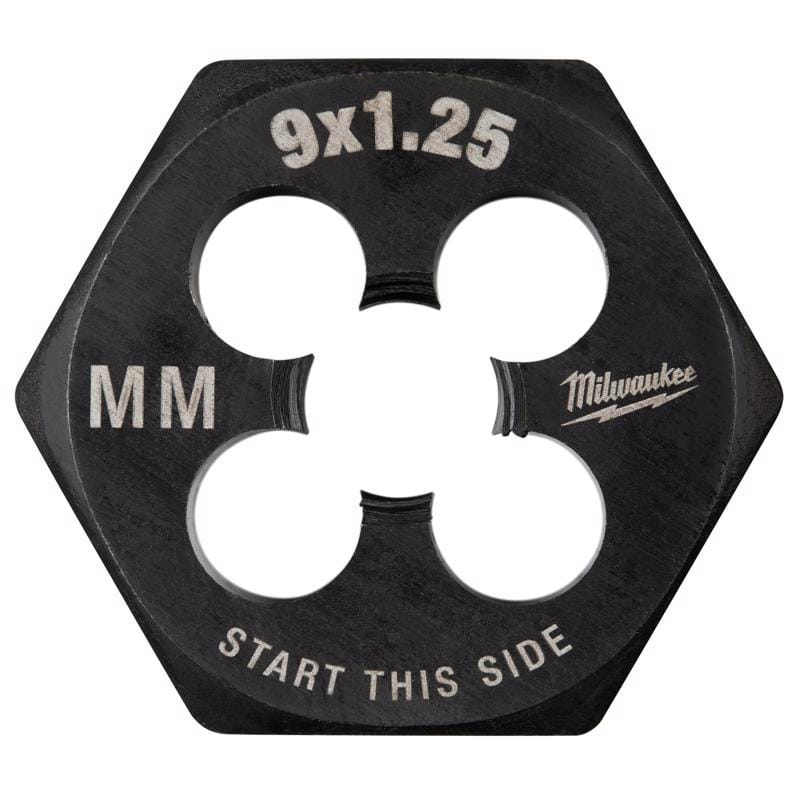Milwaukee Tool 49-57-5347 Milwaukee Metric M9x1.25 mm 1" Hex Threading Die