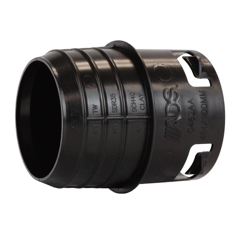 Advanced Drainage Systems 0462AA 4 in. Slip X 3 in. D Slip Polyethylene 5 in. Corrugated-to-Clay Pipe Adapt