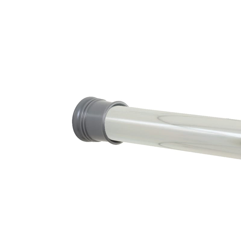 Zenna Home 886ALSS Chrome Silver Tension Rod 51 in. L X 86 in. L