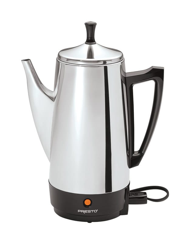 Presto 02811 12 cups Silver Percolator