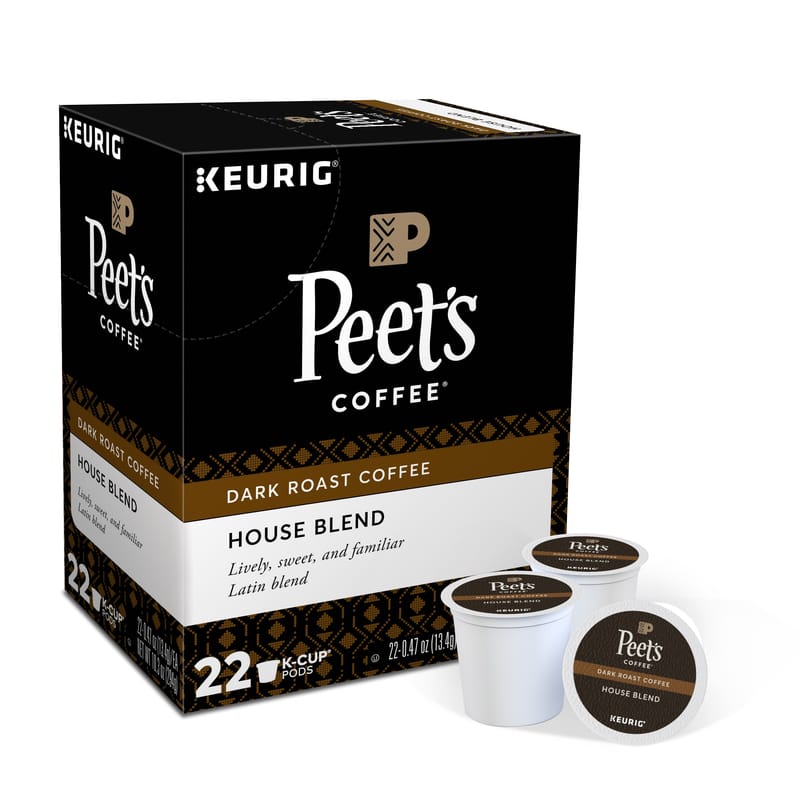 Keurig 5000363638 Peet's House Blend Coffee K-Cups 22 pk
