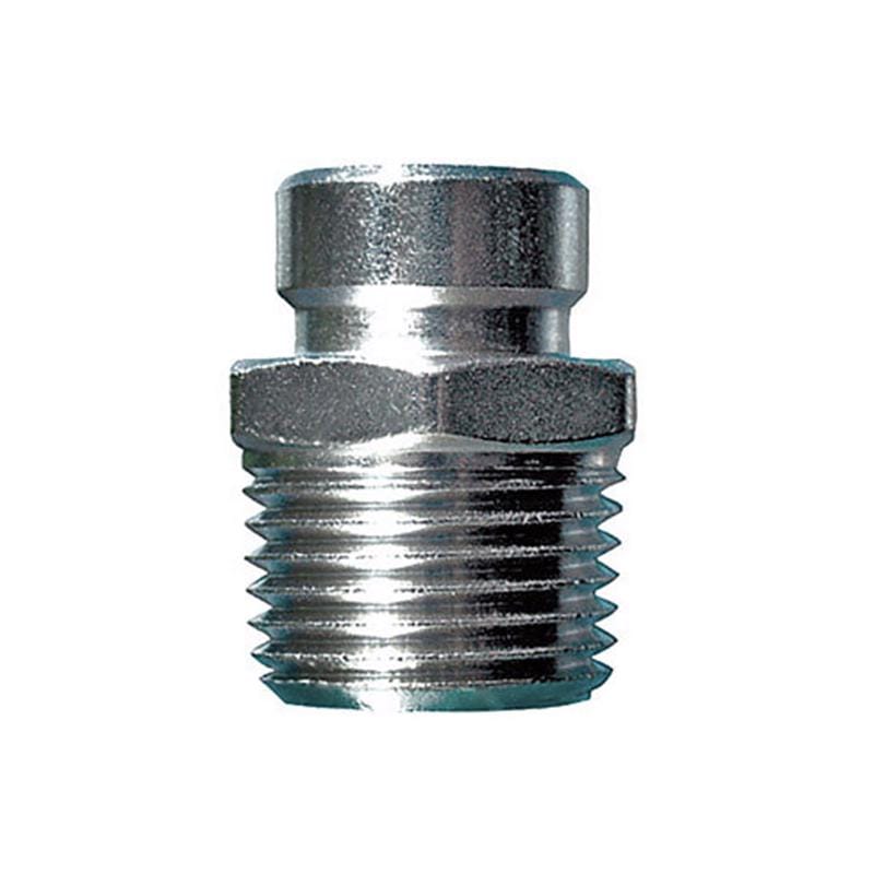 Anderson Metals 4503819AH 1/2 in. Female Compression Swivel in. X 1/2 in. D MPT Yellow/Brass Chrome Compressio