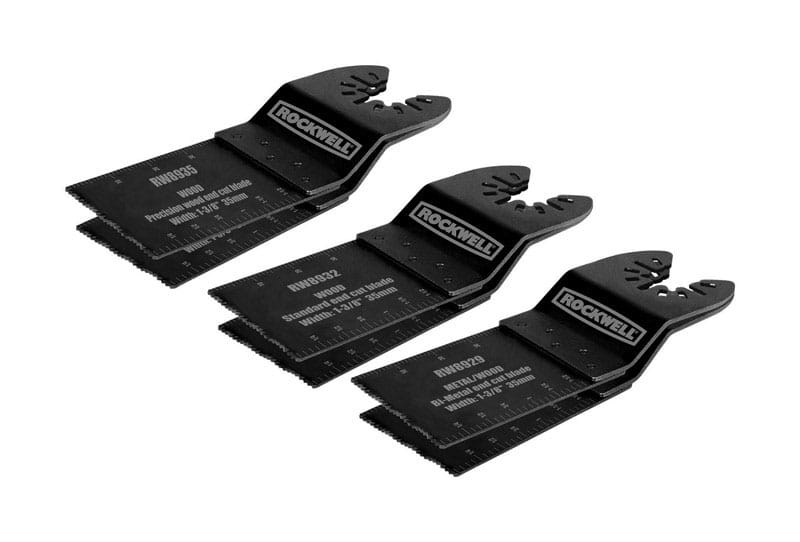 Rockwell RW8981K Sonicrafter 1.375 in. L Metal E-Cut Saw Blade Set 6 pk